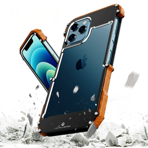 ウッドフレームメタルケース【iPhoneケース】
